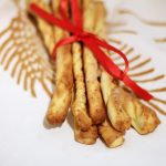 Grissini alla carbonara/ Carbonara breadsticks.