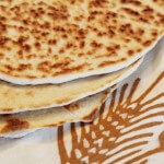 Piadina romagnola/ Flatbread Romagna style.