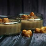 Budino vegano alle nocciole/ Hazelnut vegan pudding.