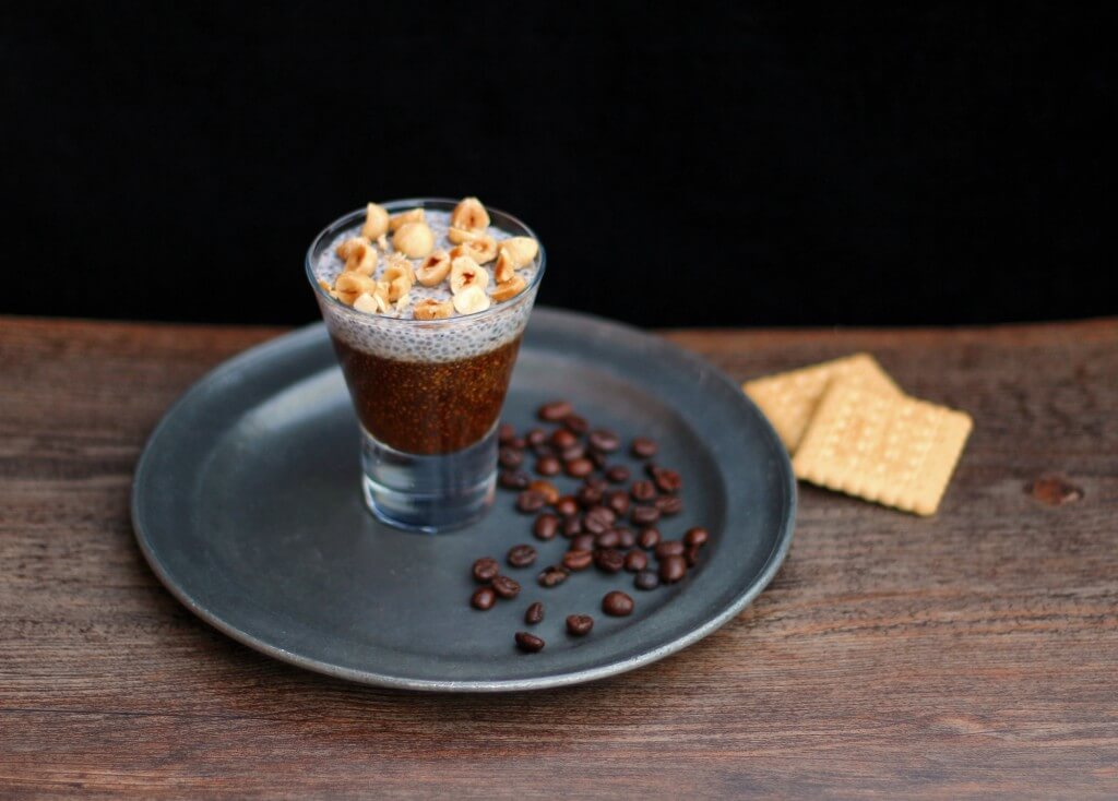 "Cappuccino" ai semi di chia/ Cappuccino chia pudding.