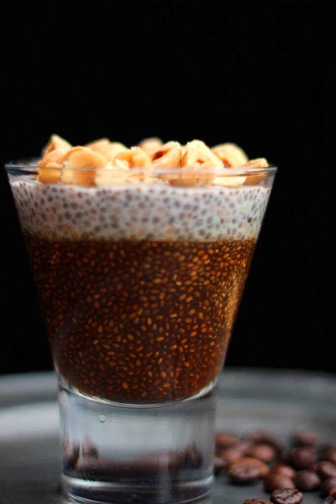 "Cappuccino" ai semi di chia/ Cappuccino chia pudding.