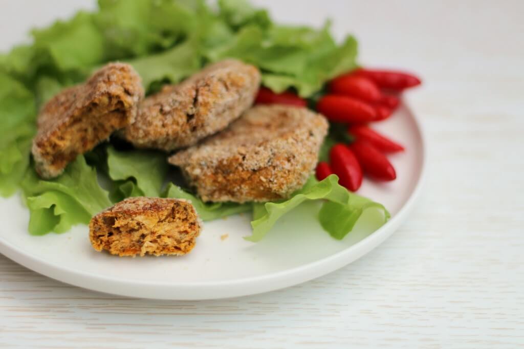 Crocchette vegan ceci e carote/ Vegan chickpeas & carrots patties.