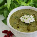 Vellutata di lattuga/ Lettuce soup.