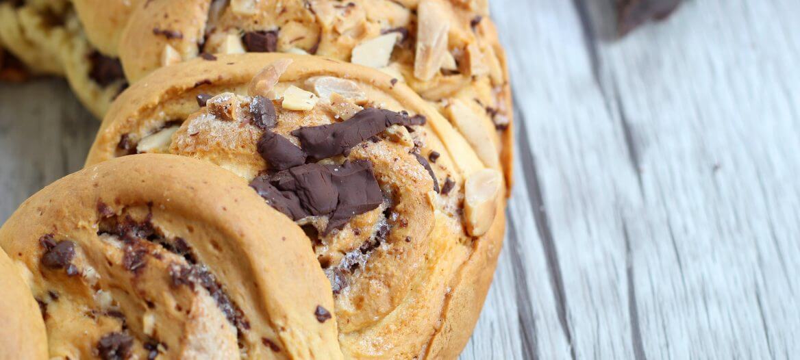 Corona di cioccolato.