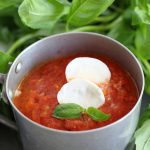 Zuppa di pomodori arrostiti/ Roasted tomato soup.