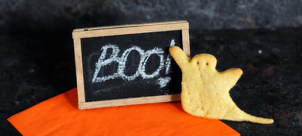 Crackers di mais versione Halloween/ Cornmeal scary crackers.