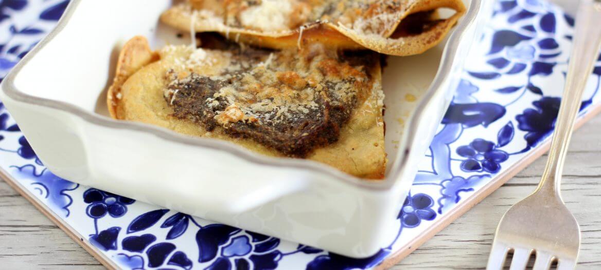 Chickpea's flour gluten free crêpes.