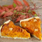 Crostata salata alla zucca/ Savoury pumpkin pie.