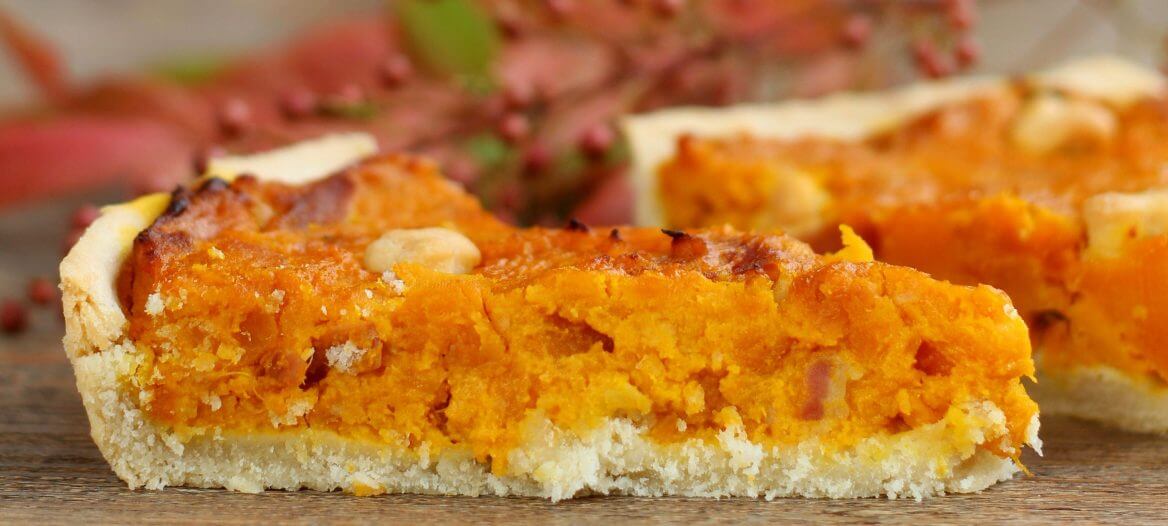Crostata salata alla zucca.