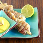 Pollo satay/ Chicken satay.