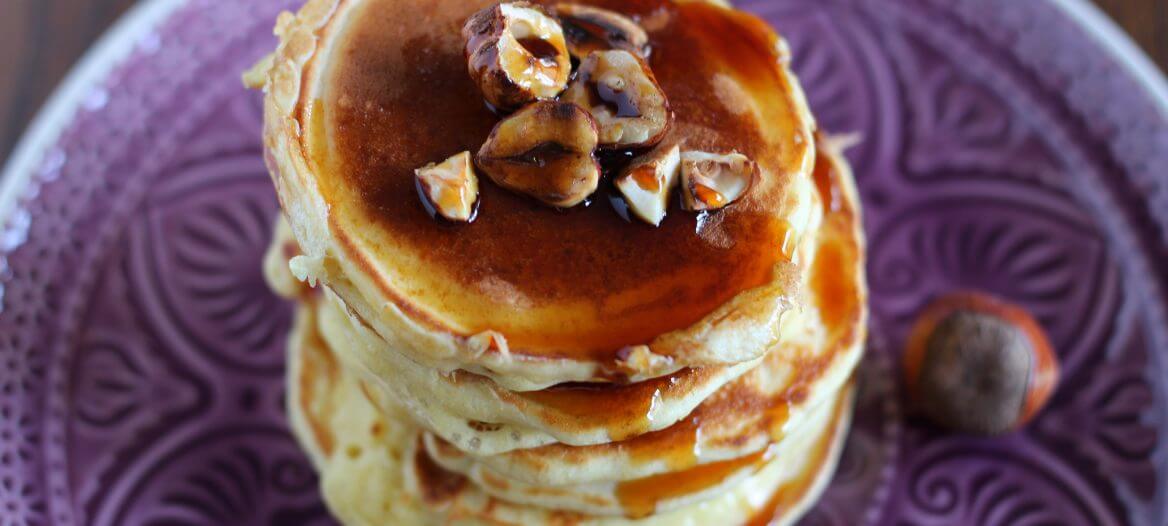 Pancakes alla zucca/ Pumpkin pancakes.
