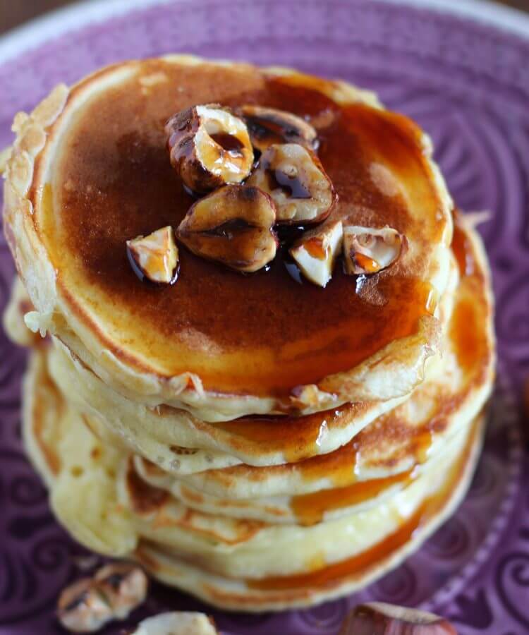 Pancakes alla zucca/ Pumpkin pancakes.