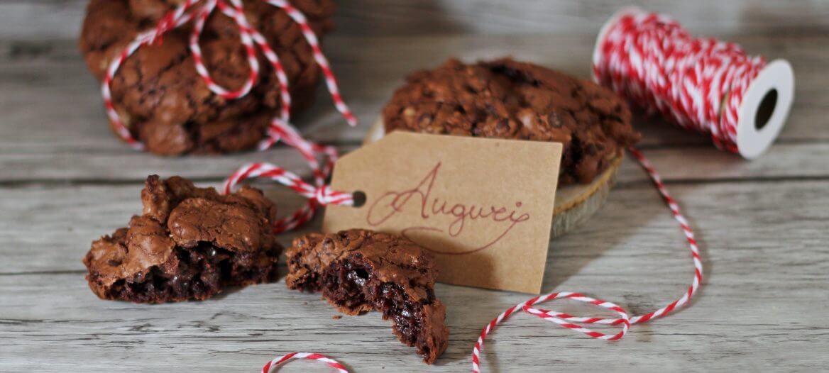 Cookies morbidi cioccolato e caffè/ Chewy chocolate & coffee cookies.