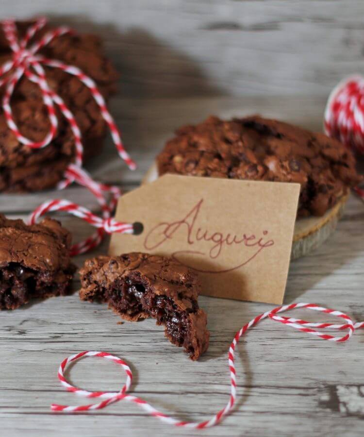 Cookies morbidi cioccolato e caffè/ Chewy chocolate & coffee cookies.