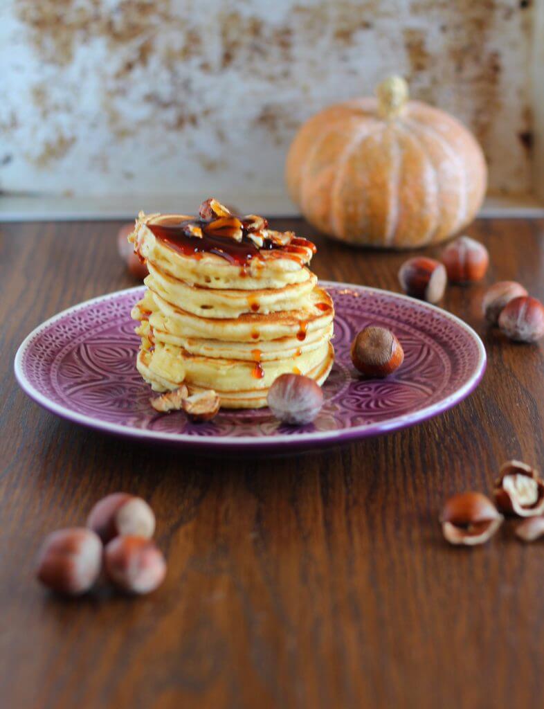 Sweet pumpkin pancakes.