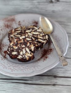 Beer and chocolate sweet salami.