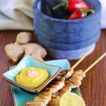 Chicken satay.