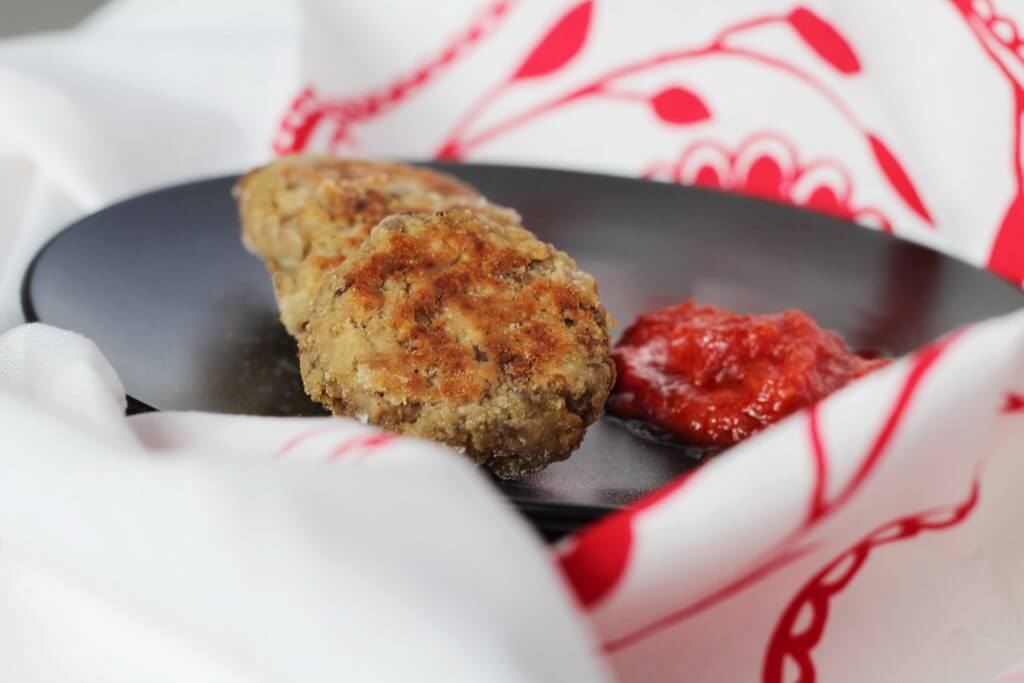 Eggplants' patties.