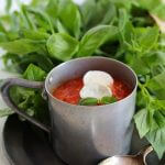 Roasted tomato soup.