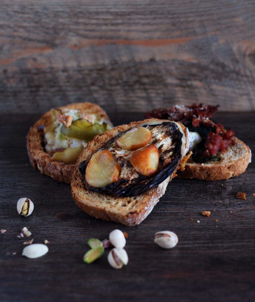 mixed crostini