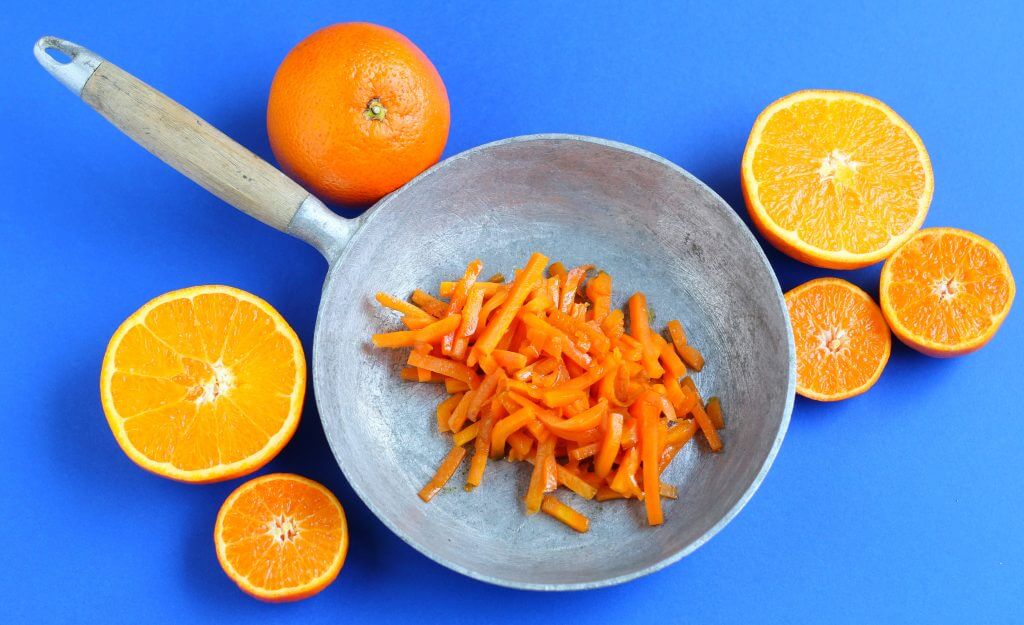 Orange sauteed carrots.