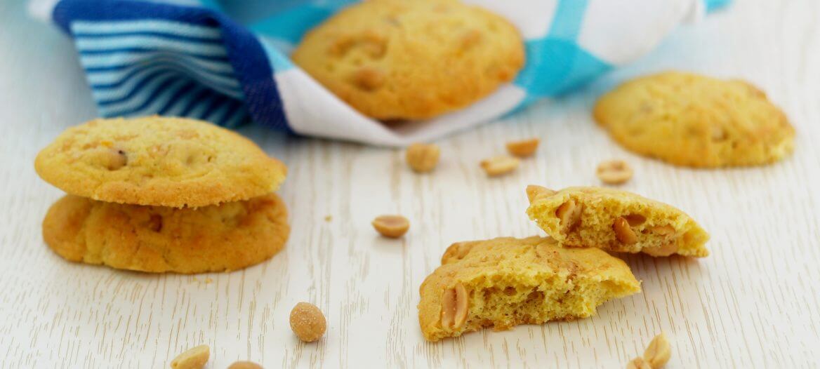 Biscotti alle arachidi salate.