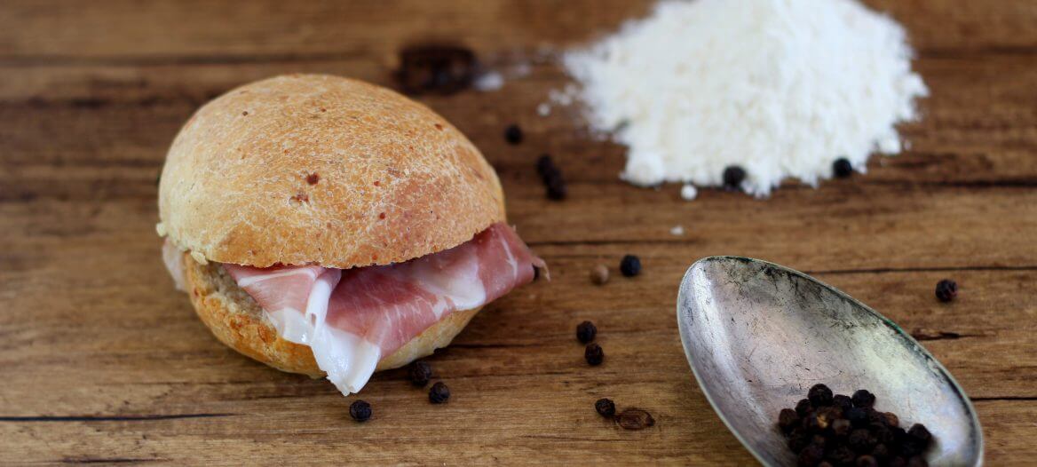 Panini cacio e pepe.