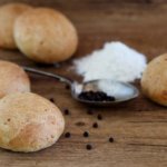 Pecorino cheese and black pepper buns.