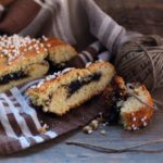Pinza bolognese, traditional bolognese cake with jam.