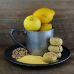 Zesty legume patties.