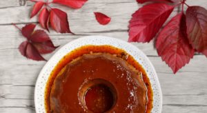 Milk brûlé, typical dessert from Romagna.