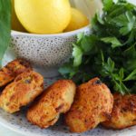 Tuna and potado patties.