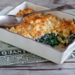 Spinach savoury crumble.