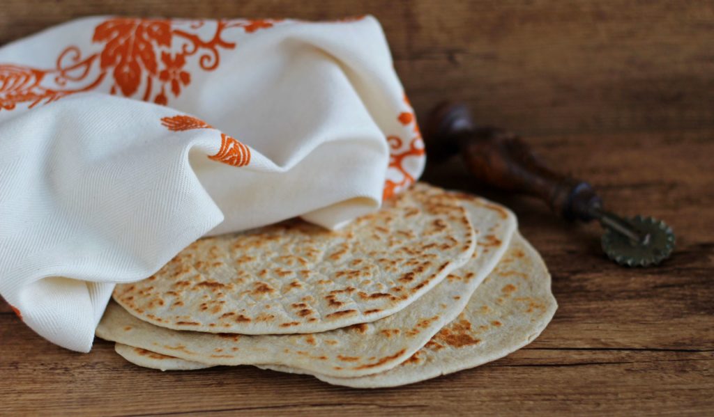 Piadina romagnola tradizionale.