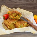 Spring onion & red chili cornbread.