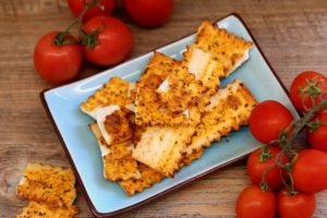 talian crunchy tomato crackes, recipe from Simili sisters