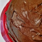 Everyday chocolate cake with cocoa frosting.