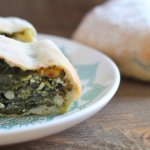 Stuffed Irish blass with spinach, feta cheese and pine nuts.