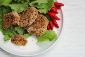 Crocchette vegan ceci e carote