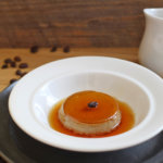 Crème caramel al caffè.