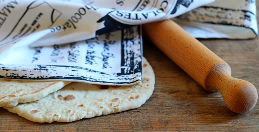 Wrap di farina bianca.