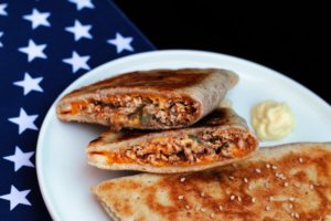 American piadina turnovers