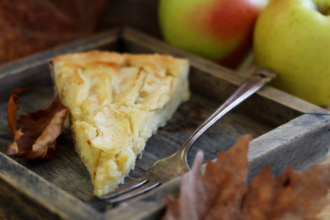 Torta di mele francese.