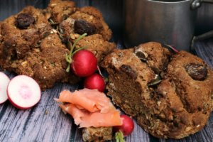 Chestnut & rye soda bread
