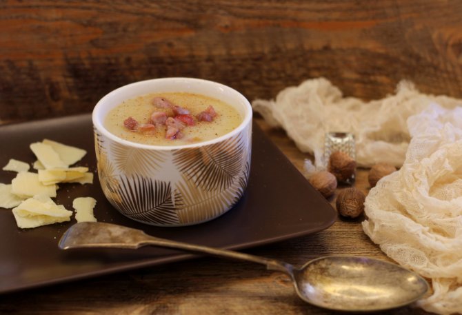 Vellutata di cavolfiore.