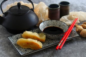 Gyoza, ravioli giapponesi.