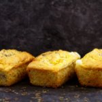 Cumin and carrot plum- cakes.