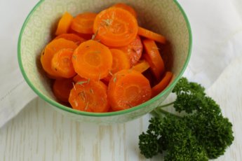 Sparkling water carrots.