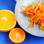 Orange sauteed carrots.
