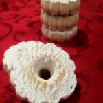 Canestrelli, Ligurian shortbread cookies made with hard boiled yolks.
